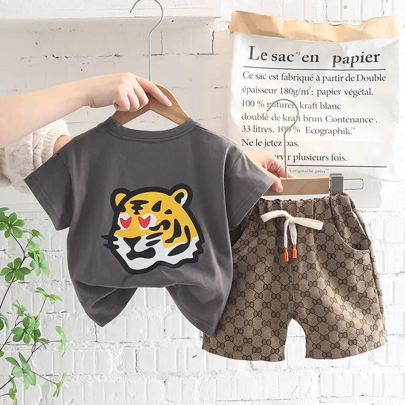 Conjunto Tigre Premium - Tamanhos 1 a 5 Anos